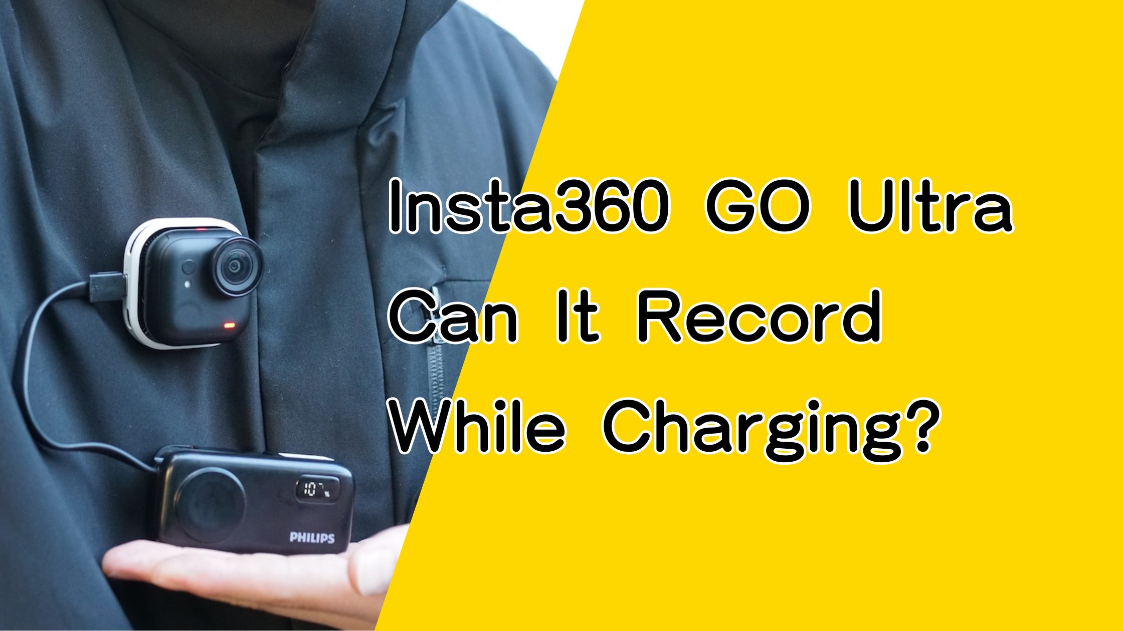Insta360 GO Ultra: Can It Record While Charging Without the Action Pod?