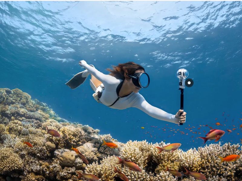 Underwater filming with Insta360 X4 Air